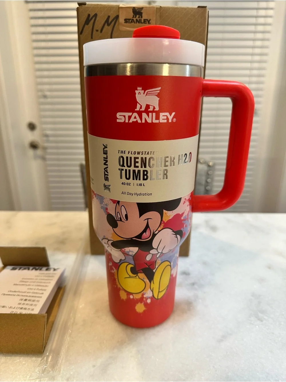 Stanley Disney Mickey Mouse Red 40oz Quencher H20 Tumbler - Picture 13 of 14